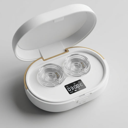 OptiClean open showing lens chambers